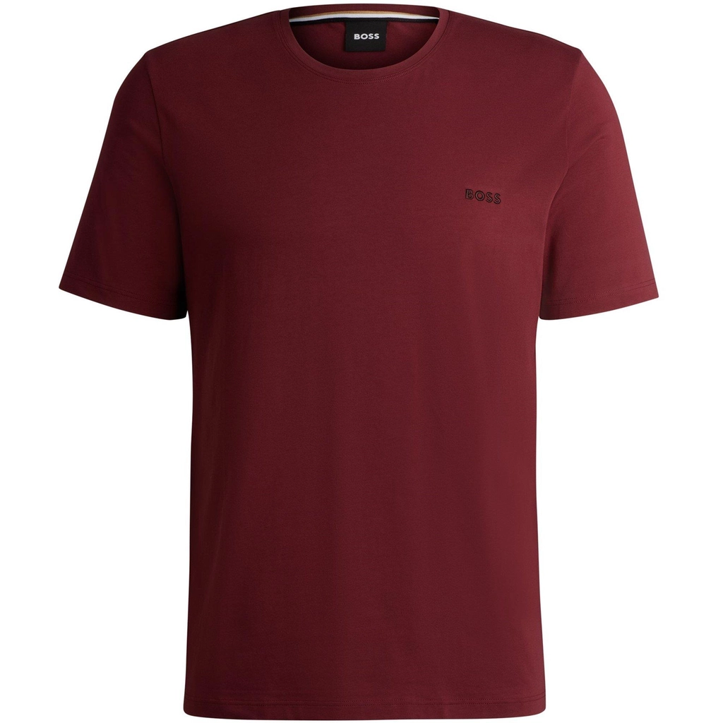 Hugo Boss Mix Match T Shirt - Dark Red 605